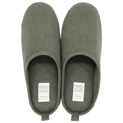 リネン ルームシューズ MOKU