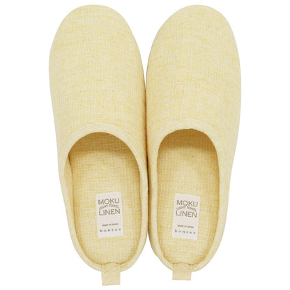リネン ルームシューズ MOKU