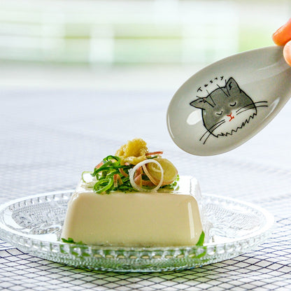 ネコジェラシーレンゲ スプーン 猫柄 ねこ 九谷焼 KUTANI SEAL クタニシール