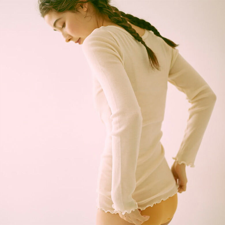 あったかメリノウール インナー 長袖 レディース me.