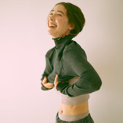 メリノウール タートルネックインナー me.