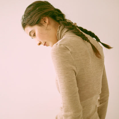 メリノウール タートルネックインナー me.