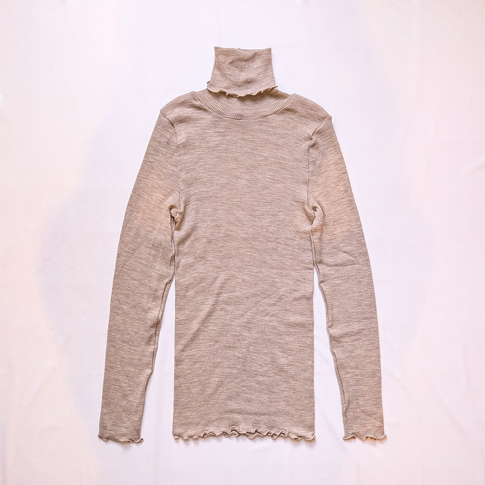 メリノウール タートルネックインナー me.