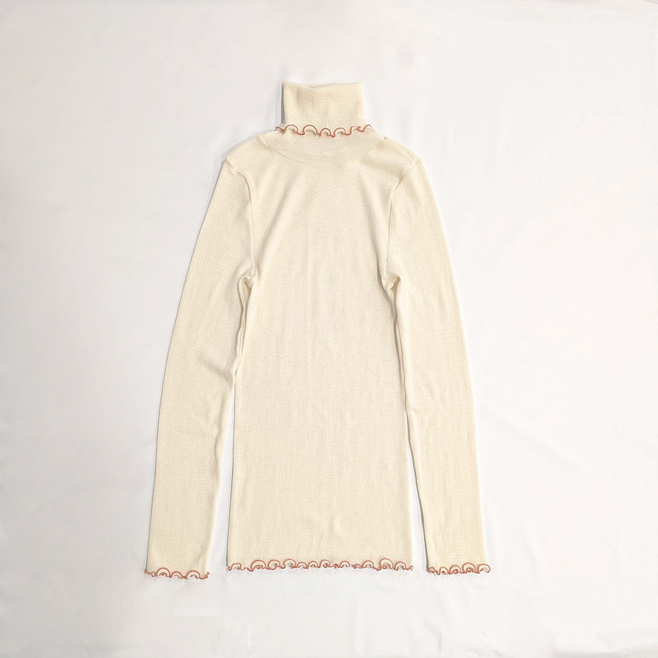 メリノウール タートルネックインナー me.