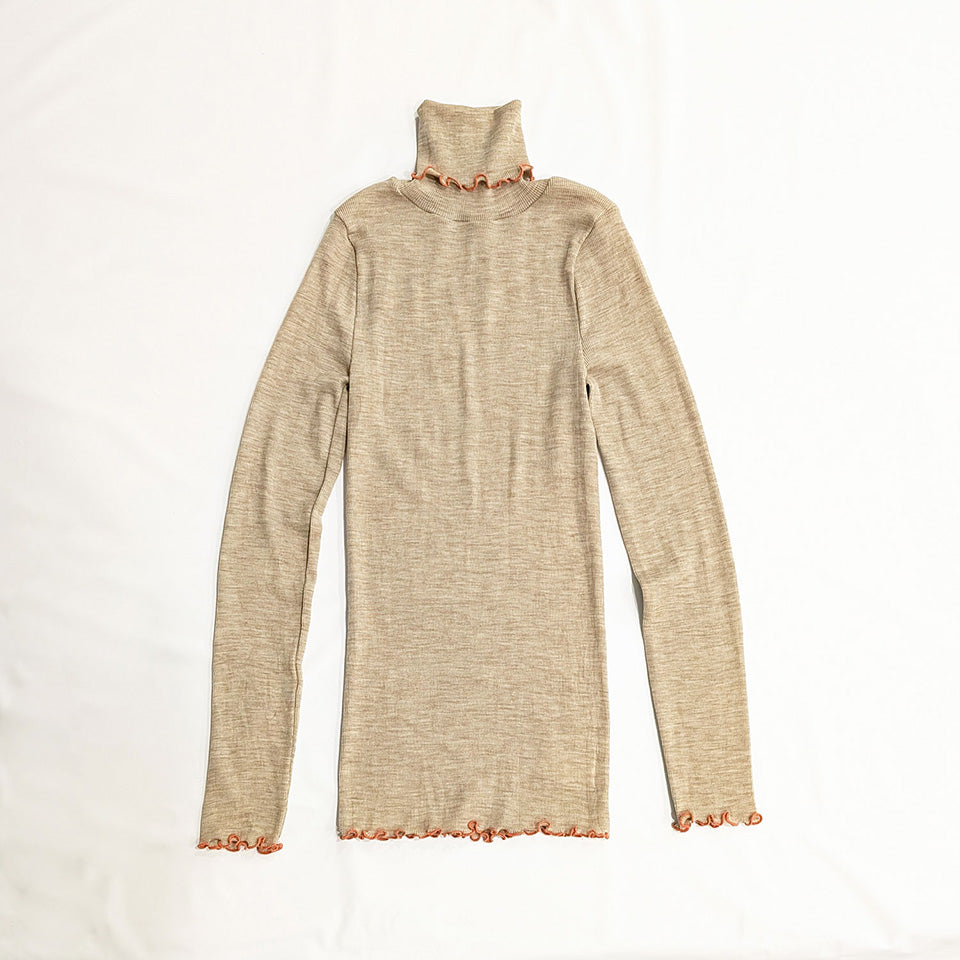 メリノウール タートルネックインナー me.