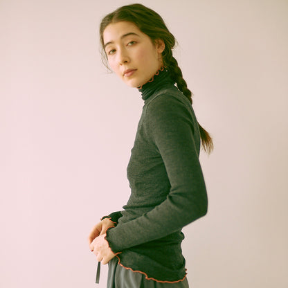 メリノウール タートルネックインナー me.