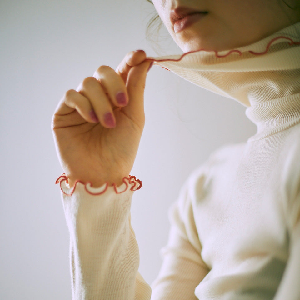 メリノウール タートルネックインナー me.