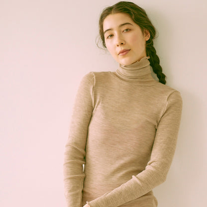 メリノウール タートルネックインナー me.