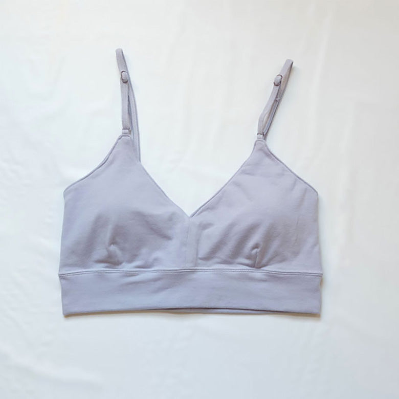 オーガニックコットン ノンワイヤーブラ ハーフトップ ショーツ スポーツブラ ヨガ 抗菌防臭加工 ビタミンカラー