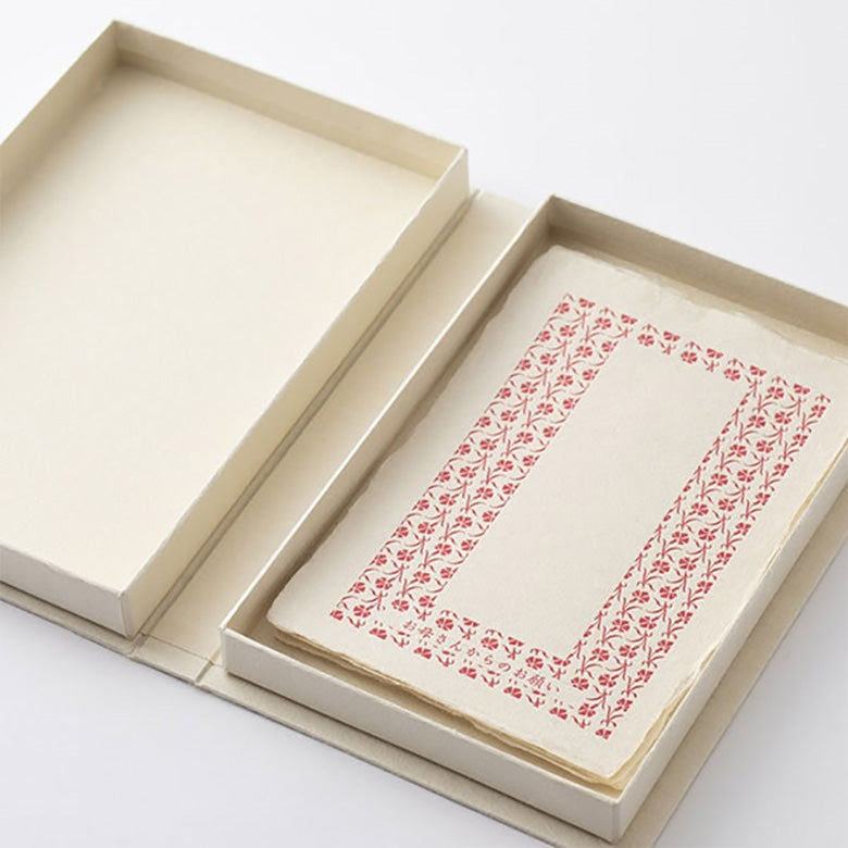 ブック型 思い出ノート メッセージカード 名尾手すき和紙 milepaper book