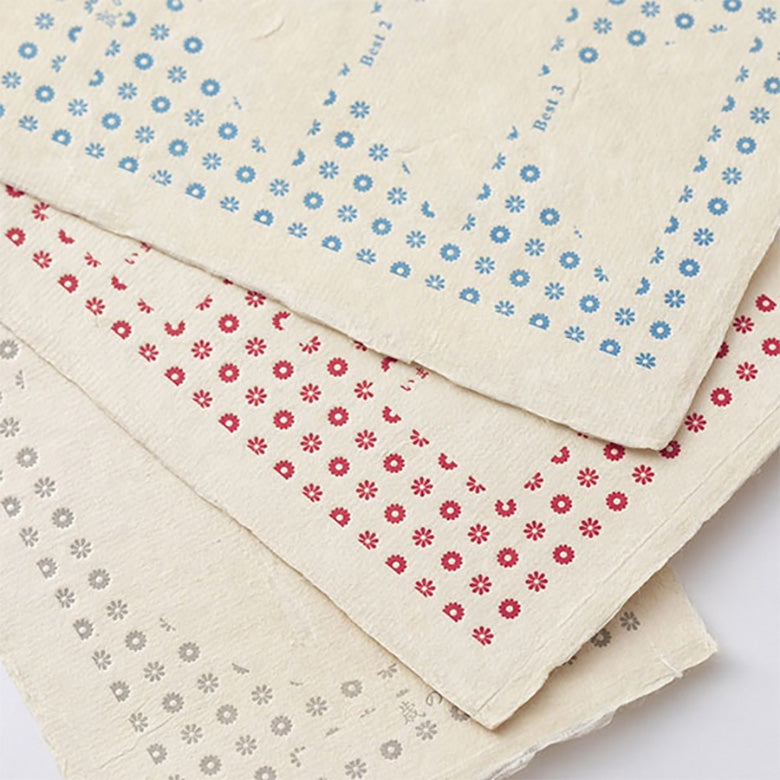 ブック型 思い出ノート メッセージカード 名尾手すき和紙 milepaper book