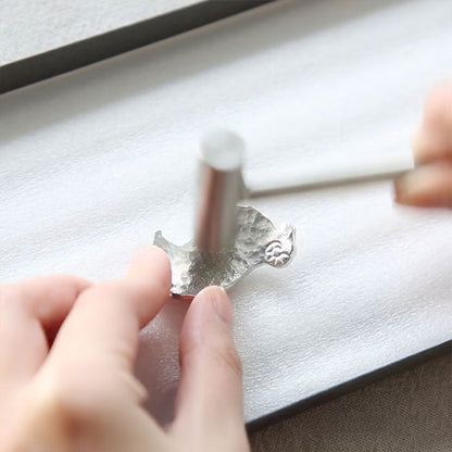 自分で鎚目をつける体験キット 箸置き 5個入り 能作