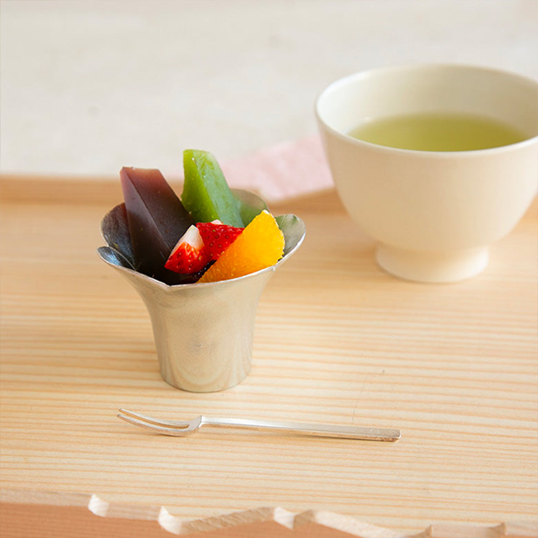 花小鉢 錫製 梅 桜 お正月 前菜 デザート 和食器 能作 FOUR SEASONS