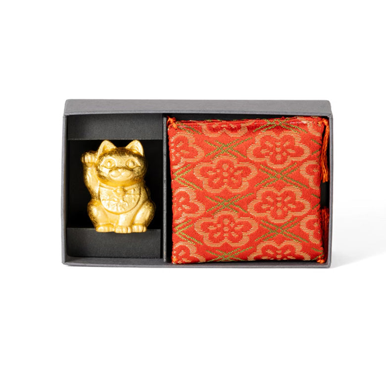 錫（すず）の招き猫 能作