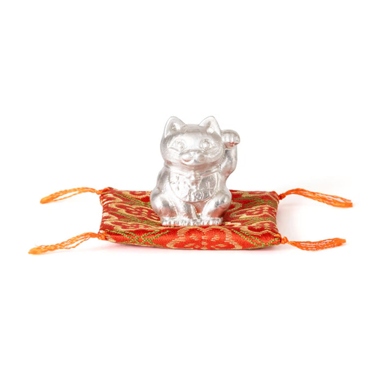 錫（すず）の招き猫 能作