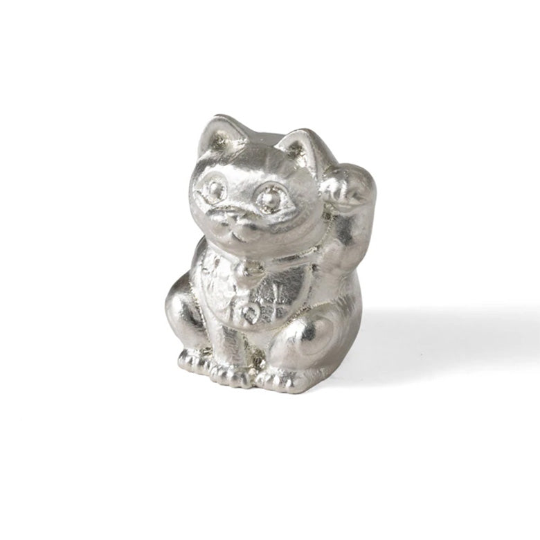 錫（すず）の招き猫 能作
