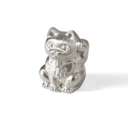 錫（すず）の招き猫 能作