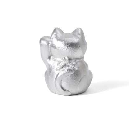 錫（すず）の招き猫 能作