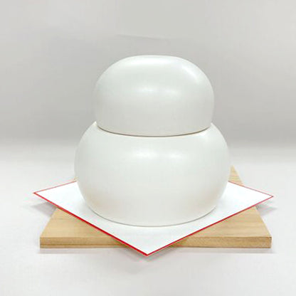 かもしか道具店 陶器の鏡餅 小物入れ
