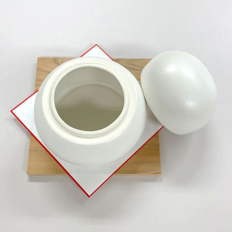 かもしか道具店 陶器の鏡餅 小物入れ