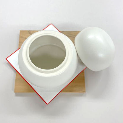 かもしか道具店 陶器の鏡餅 小物入れ