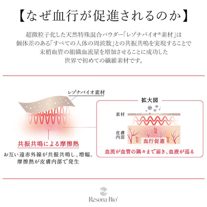 Resona Bio® FEEL ワイドリブソックス 靴下