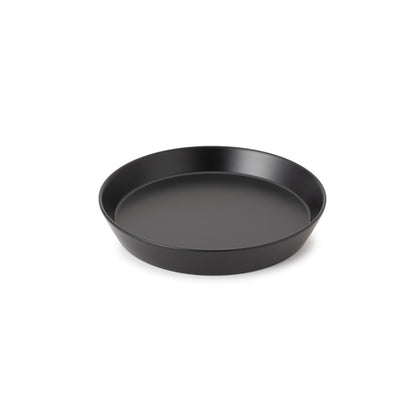 おしゃれな平皿 ブラック S M L 黒 真塗 越前硬漆 漆器 和食器 食洗機可