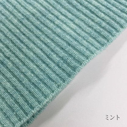 五泉ニット セーター ハイネック リブ ウールカシミヤ