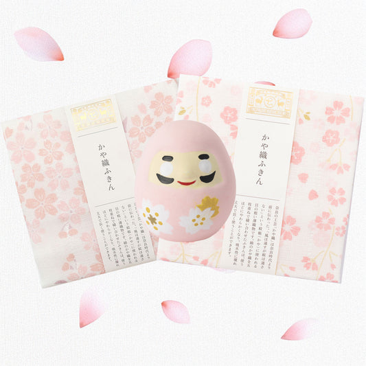 中川政七商店 春の贈り物 桜セット さくらふきん 桜咲くだるまみくじ