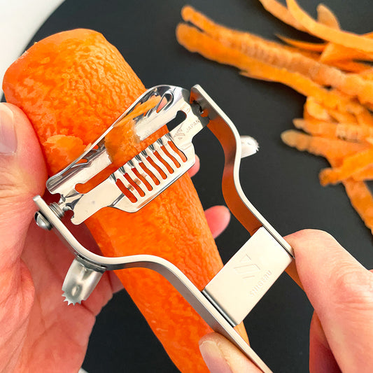 刃が変えられる 2WAY ピーラー Flappy ステンレス 燕三条 皮むき器 スライサー 日本製 シゲル工業