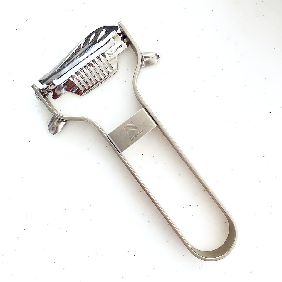 刃が変えられる 2WAY ピーラー Flappy ステンレス 燕三条 皮むき器 スライサー 日本製 シゲル工業