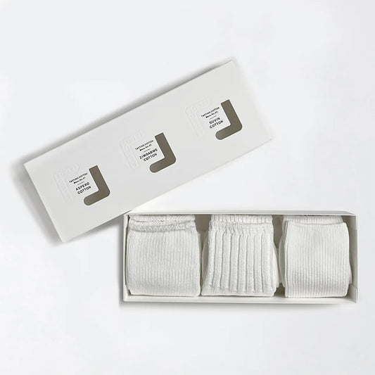 希少コットン ソックス 3足組 ギフトボックス入り SOUKI