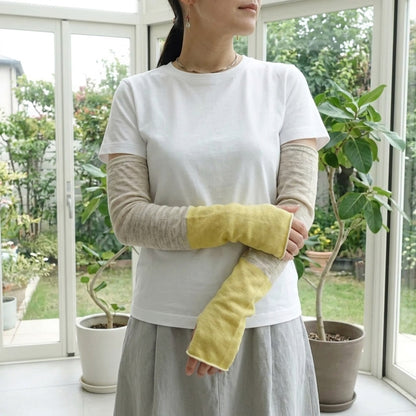 麻の軽やかUV アームカバー SOUKI SUNNY&SNOW