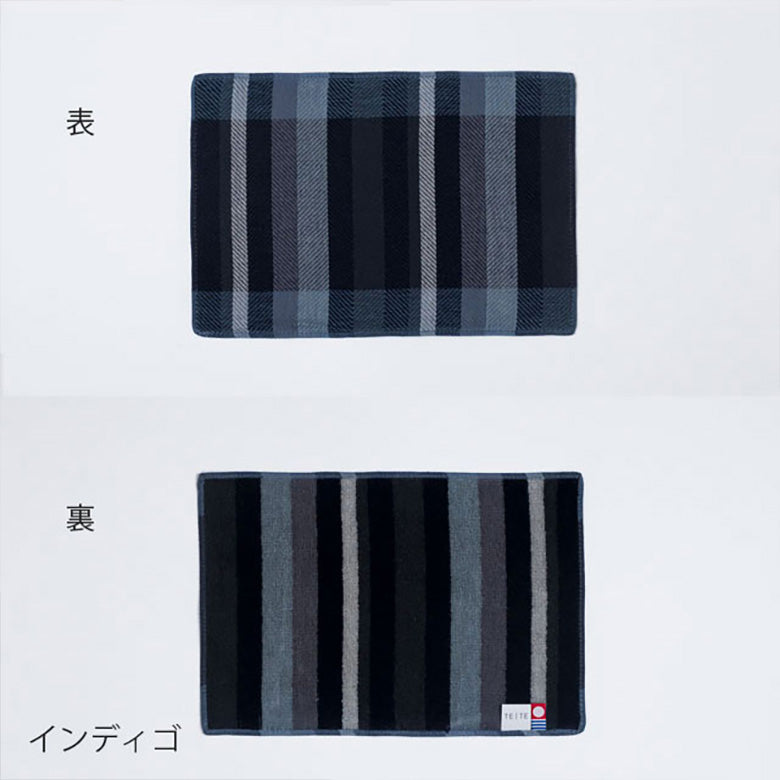 タオルソムリエが作った 今治タオル ハンカチ メンズ TETE ブラック