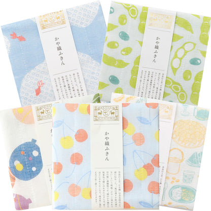 中川政七商店 夏柄ふきん 5枚セット【送料無料】