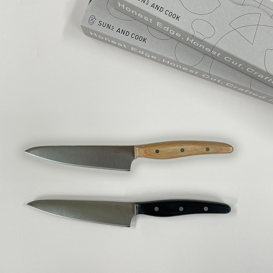 まっすぐな包丁 ペティナイフ SUNS AND COOK