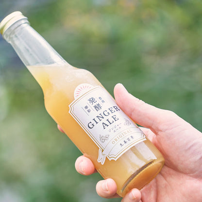 日本の発酵ジンジャーエール 3本セット オーガニック 炭酸飲料 ジュース 温活 ギフト 生姜百景