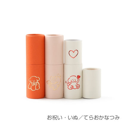 筒形ポチ袋 POCHI-PON ポチポン おもしろギフトボックス 3個入り