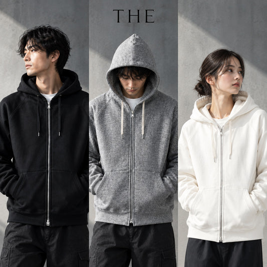 JAXAの技術を応用 スウェット ジップアップ フーディ パーカー THE Sweat Zip up Hoodie
