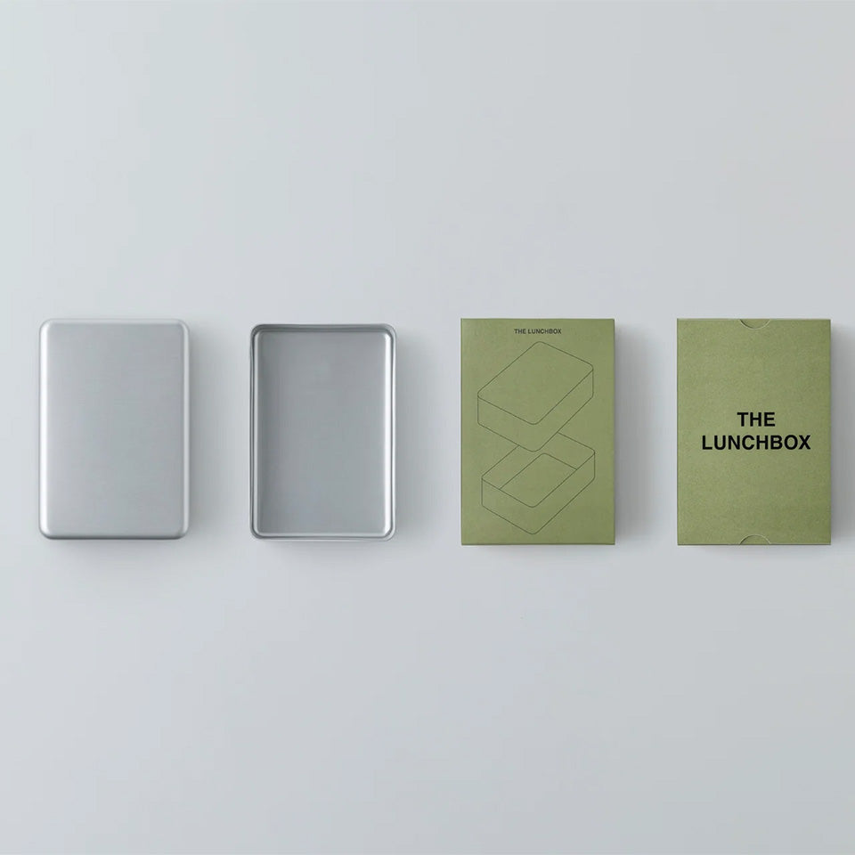 THE LUNCH BOX 375ml シンプルなアルミ製の弁当箱 保存容器