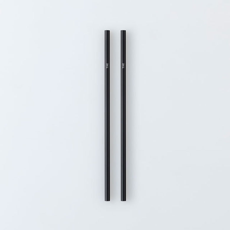 THE STRAW BLACK アルミ製ストロー