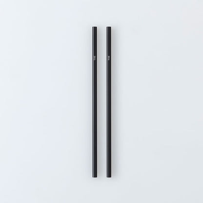 THE STRAW BLACK アルミ製ストロー