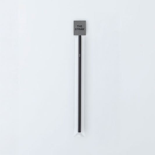 THE STRAW BLACK アルミ製ストロー