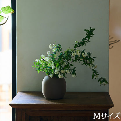 TOBE tsubo 砥部焼の花瓶 丸 S/M/L